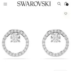 スワロフスキー Bella Mini ピアス 5085608 ホワイト - メルカリ