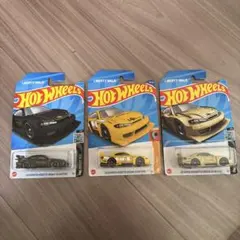 LBスーパーモディファイド日産シルビア(S15)ミニカー3台セット