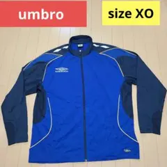 umbro アンブロ 長袖 ジャージジャケット　XO　ブルー×ネイビー