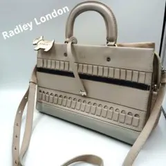 Radley London 　ショルダーバッグ　犬　2way ラドリーストライプ