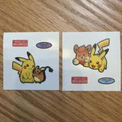 ポケモンパン25周年記念シール　2枚セット