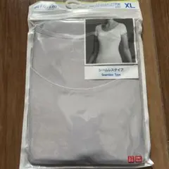 UNIQLO AIRism UネックT 半袖 XL グレーのサムネイル
