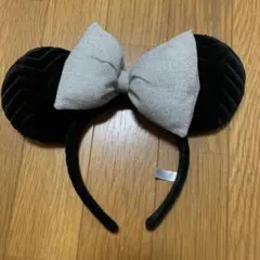 ミニー　カチューシャ シルバーリボン付き