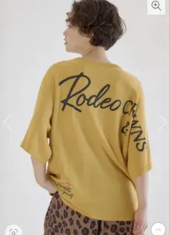 【新品未着用品】ロデオクラウンズ　BIG LOGO5分袖ニットトップス