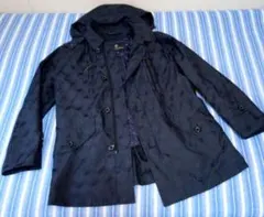 新品同様 アクアスキュータム/Aquas cutum ライナー付きショートコート