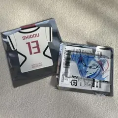 ブルーロック展 入場特典ユニフォーム型ステッカー 原画アクリルマグネット 士道