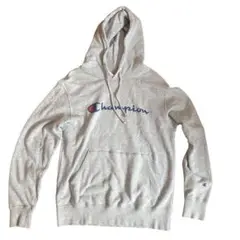 Champion チャンピオン パーカー L グレー ロゴ