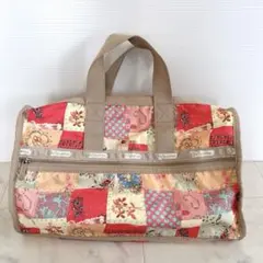 LESPORTSAC/レスポートサック パッチワーク柄 ボストンバッグ 花 旅行