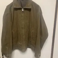 AMERICANコーデュロイスタンドブルゾン USAコットン　size L