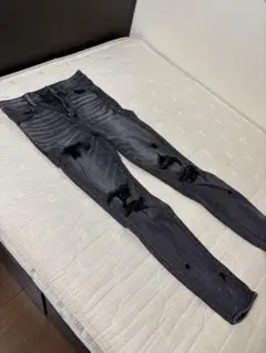 ダメージスキニー デニム