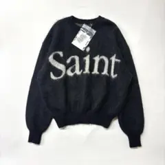 SAINT Mxxxxxx セントマイケル モヘアニット SAINT 黒 - メルカリ