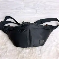 超美品★PORTER ポーター ウエストショルダーバッグ ナイロン 黒