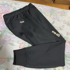 極美品W86-92cmPING秋冬/全方向ストレッチ/3Pジョガーパンツ