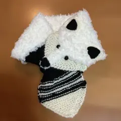 ハンドメイド　手編みマフラー　ニットスヌード
