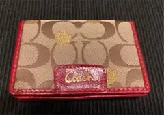 【ゆさひみや様専用】未使用　COACH シグネチャー カードケース♪