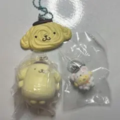 ポムポムプリン 3個セット カプセルトイ