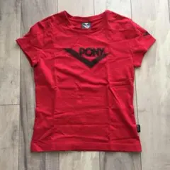 ぽぽん様専用　PONY レディース Tシャツ 赤色のサムネイル