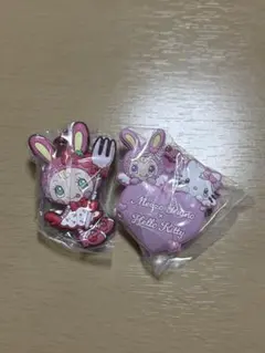 メゾピアノ×ハローキティ　カプセルラバーマスコット　2個セット