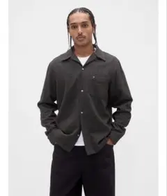 オーガニックコットン フランネルシャツ