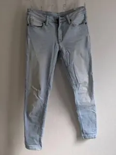 スキニーデニム 25 (63.5cm) ライトブルー　UNIQLO