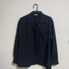 ブラック Mサイズ 長袖シャツ