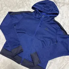 adidas フード付きジャケット ネイビー