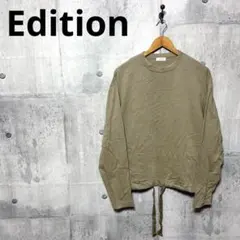 EDITION エディション メンズ 裾ドローコード 長袖カットソー Sのサムネイル