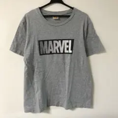 ❗️最終値下げ❗️【MARVEL 】マーベルコミックス　GU　Mサイズ　半袖　グレー