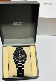 ツ*ー様 SEIKO 5 自動巻き 腕時計 ブラックのサムネイル