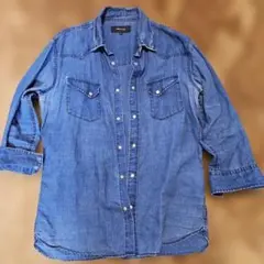 SHIPS JET BLUE デニムシャツ Lサイズ