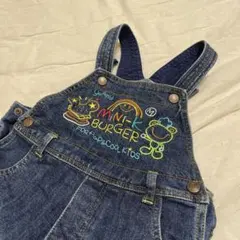 値下げ！　MINI-K BABY オーバーオール　サロペット　95サイズ　デニム