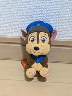 「美品」パウ・パトロール チェイス ぬいぐるみ キーホルダー アニメ