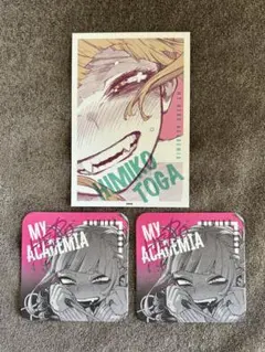 【セット】ヒロアカ 原画展 トガヒミコ　ワンシーンカードコレクション コースター