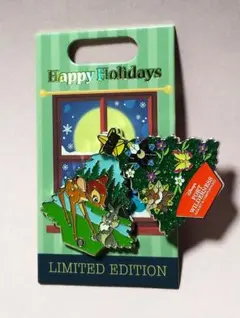 バンビ　サンパー　とんすけ　ディズニー　ピンバッジ　Limited 限定　ツリー