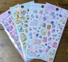 めちゃキラシール キラキラキャンディシール 4枚セット