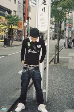 Dab着用True Religion ダークブルー ストレートジーンズ