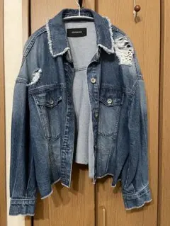 JEANASIS ダメージ加工デニムジャケット