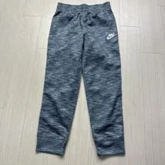 NIKE スパッツ110cm-116cm グレー総柄ロゴ刺繍