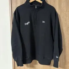【希少】New Era LAロゴ ブラック ハーフジップトレーナー