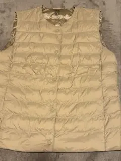 ユニクロ パフテックコンパクトベスト　ベージュM