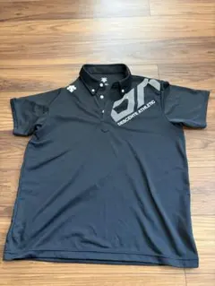 DESCENTE ポロシャツ ネイビー メンズ　XLサイズ
