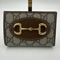 GUCCI グッチ　GGパターン 二つ折り財布