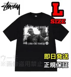 STUSSY GANG STARR Tシャツ ステューシー 半袖 ブラック L