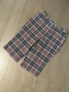 PEARLY GATES ギンガムチェック パンツ レディース【クロップド丈