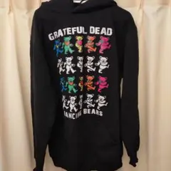 GRATEFUL DEAD ダンシングベア パーカー ブラック