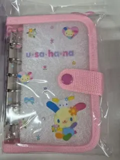 ウサハナ×SPINNS シールバインダー　ピンク サンリオ