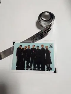 BE:FIRSTタワレココラボカフェ予約特典クリアカード♡ファンミ銀テ付き♡