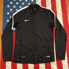 NIKE DRI-FIT トラックジャケット M ブラック×ホワイト