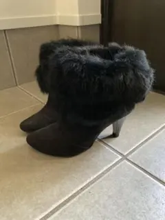 エスペランサ　ファー　ショートブーツ