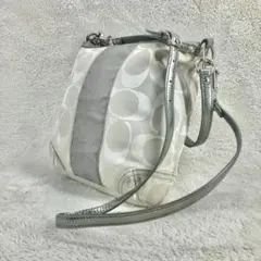 コーチ COACH シグネチャーキャンバス 2way ショルダーバッグ斜めがけ✧のサムネイル